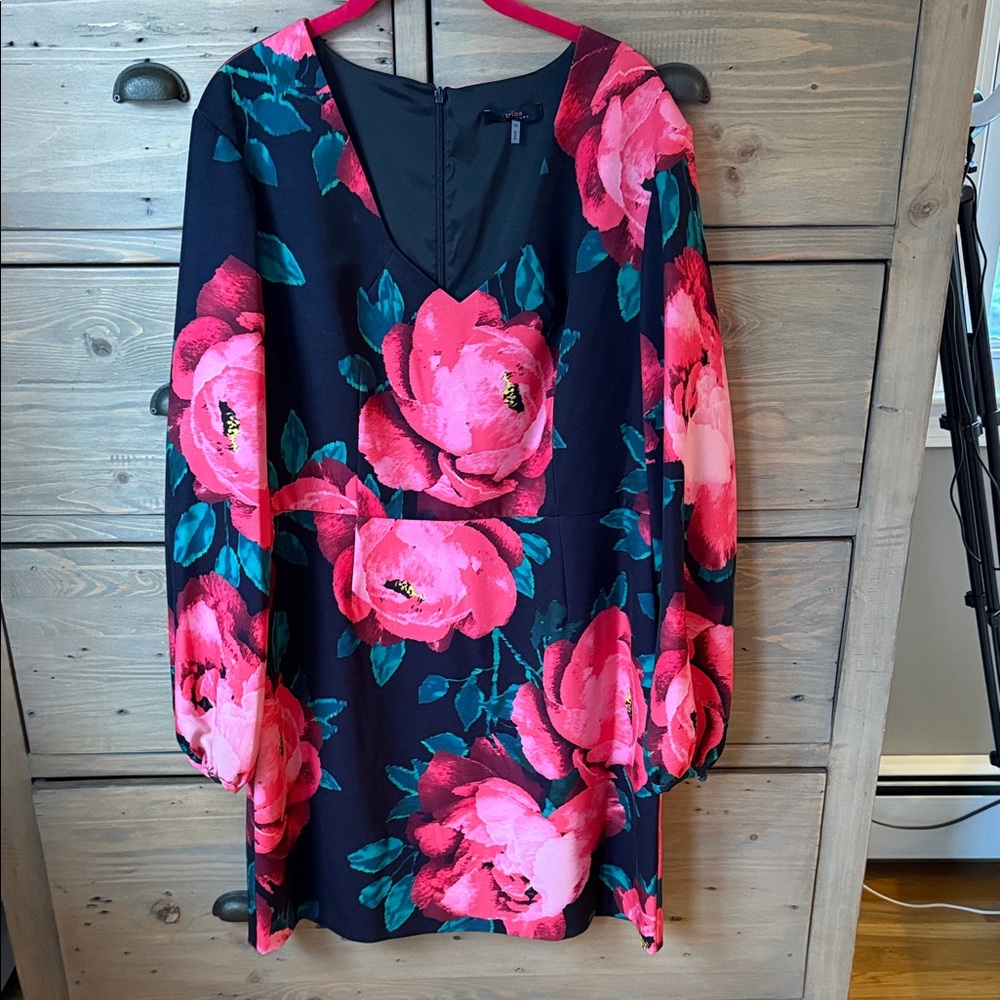 EUC Trina Trina Turk Floral Dress sz 14